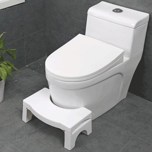 New Qualified Squatty Bathroom Thicken Folding Portable Stools Toilet Stool Step Footstool Piles Relief Aid Safety Folding Stool