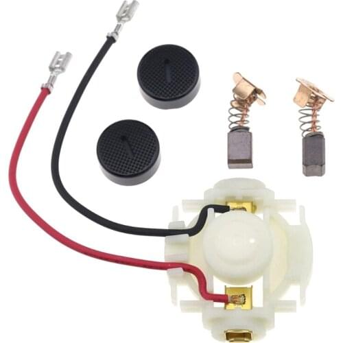 High Accuracy Carbon Brush Card Assembly Replacement Accessories for Motors and Hammer Drill Power Tools Polishers