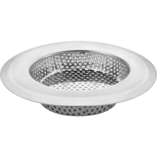 1PC Kitchen Fine Stainless Steel Sink Filter Preventing Pool Bath Sewer Drain Intervals Plug Garbage Network Slag Strainer