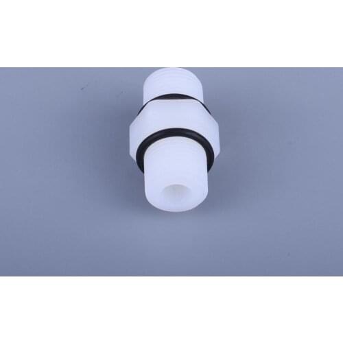 1Pcs/Lot 3/8 Thread to 3/8 Thread Nylon With Seal Ring Connector Aquarium Water Filter RO Filter Reverse Osmosis System