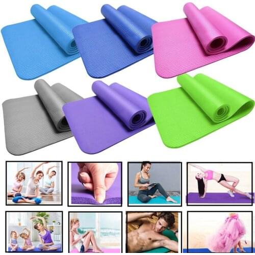 10MM EVA Thick Durable Yoga Mat Exercise Fitness Pad Mat Lose Weight Gymnastics Mats Non Slip Carpet Pads Women For Beginner