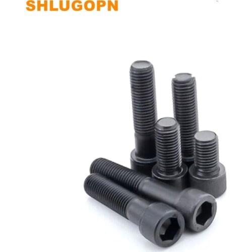 20pcs M2.5 M3 Small Screw Black grade 12.9 steel DIN912 Hexagon Hex Socket Head Cap Allen Bolt Screw L=3-20mm