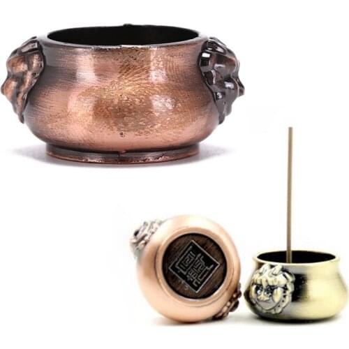 7 Holes 2x1.4cm Ash Catcher Holder Incense Burner Plate Holder Ornament For Buddha Temple Incense Stick Cone Incense Home Decor