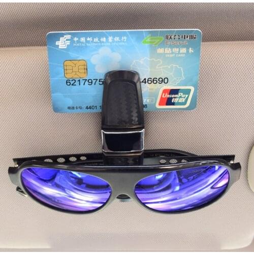 AUTO ACCESSORIES Glasses Case Auto Fastener Cip Car Sun Visor Sunglasses Holder Car Vehicle Auto Accessories