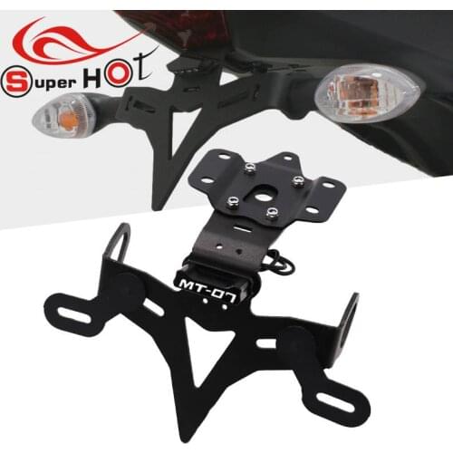License Plate Holder LED Light for YAMAHA MT07 FZ07 MT 07 FZ 07 2014-2020 Motorcycle Accessories Tail Tidy Fender Eliminator