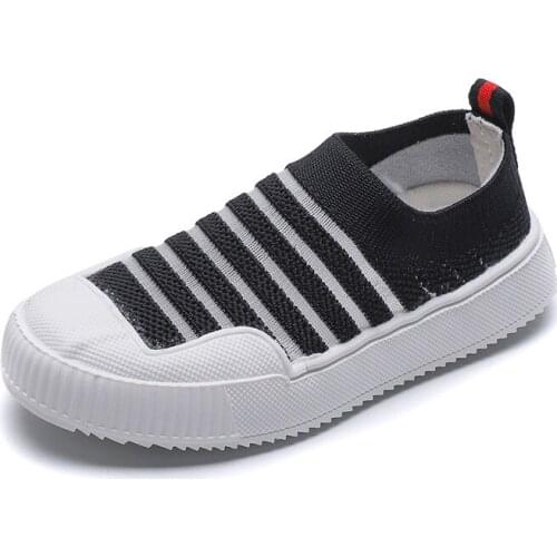 Skoex Children Fashion Sneakers Boys Girl Breathable Casual Shoes Slip-on Anti-slip Wear-resistant Kids Baby Sports Running Shoe