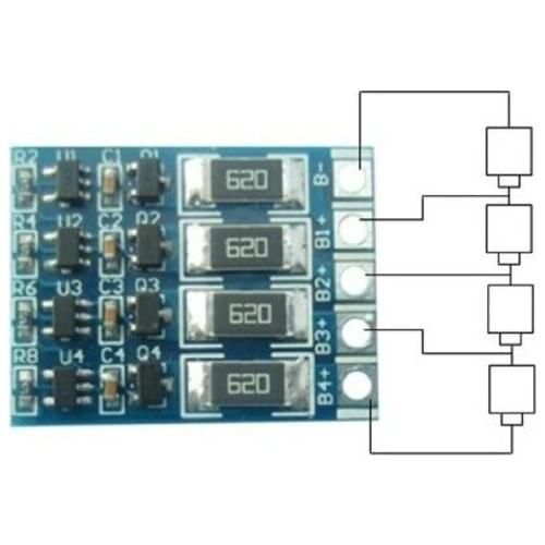 Balance Board 4S 4-cell 14.4V/16.8V 18650 Li-ion Lithium Battery Balancing Module Full Charge
