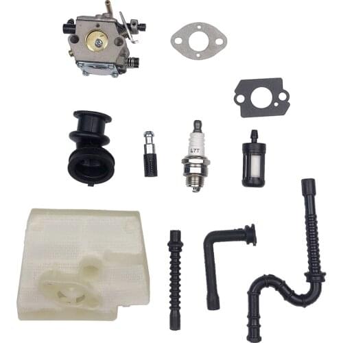 DRELD WT-194 Carburetor Air Filter Turn up kit fit for 026 MS240 024 024S MS260 Chainsaws for Walbro WT-194 WT-194-1