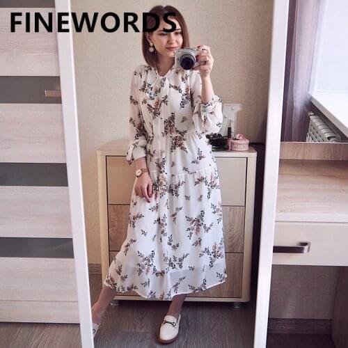 Летние платья бохо FINEWORDS China At AliExpress
