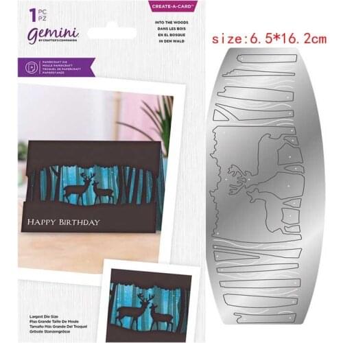 Sirius Two elks background Metal cutting dies cut die mold card Scrapbook paper craft knife mould blade punch stencils new die