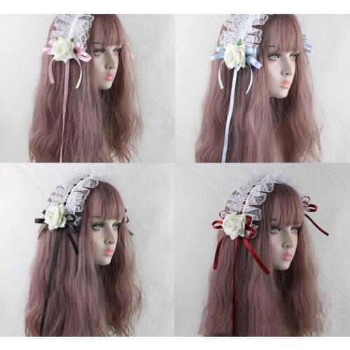 Sweet lolita headwear cute bowknot hair band collection kawaii girl hair accessories gothic lolita hairpin loli cosplay KC
