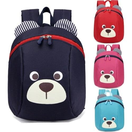 Mini Backpack Aged 1-3 Nylon Toddler Backpacks Anti Lost Design Schoolbag Children School Bags Kindergarten Girl Boys Backpack