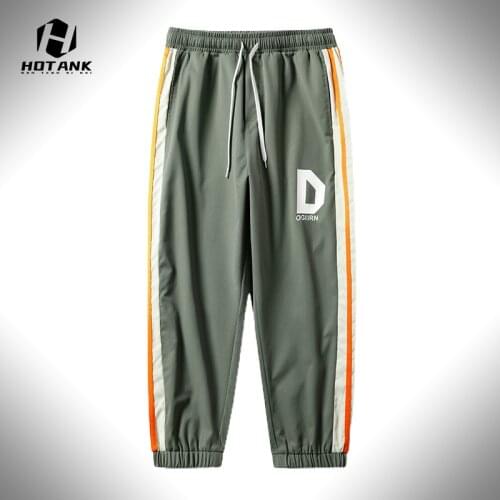 New Men Joggers Casual Pants Harajuku Gyms Fitness Workout Sweatpants Male 2021 New Fashion Letter Printing Bottoms Trousers