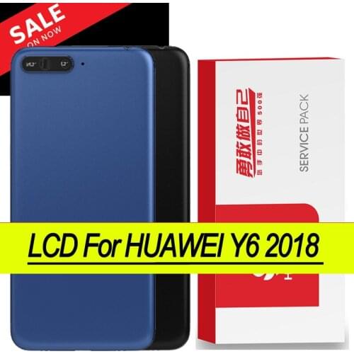 Original Back Housing for Huawei Y6 2018 Battery Back Cover Case Huawei Y6 2018 ATU L11 L21 L22 LX1 LX3 L31 L42 Back Housing