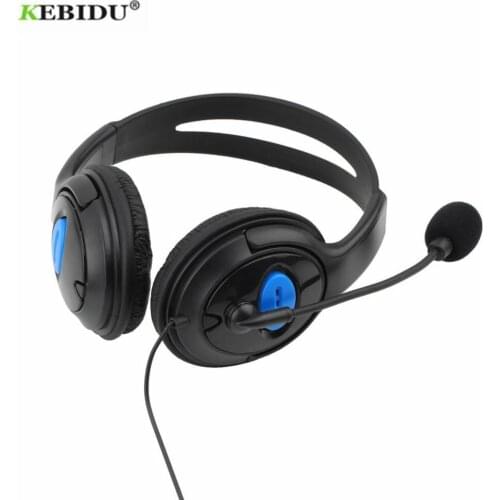 KEBIDU Wired Gaming Headphones With Microphone Earphone Headset for PS4 Sony PlayStation 4 /PC Computer