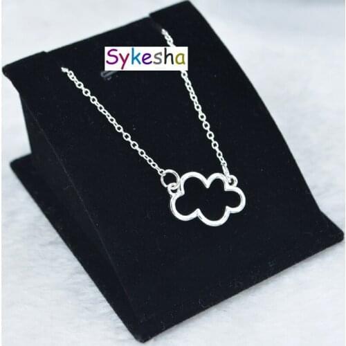 Sykesh New Hot Sale High Quality Simple Womens Cloud Design Necklaces Cloud Pendant Teenage Gift Sexy Necklaces Drop Shipping