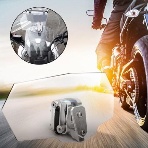 Motorcycle Clip On Windshield Screen Extension Spoiler Wind Deflector