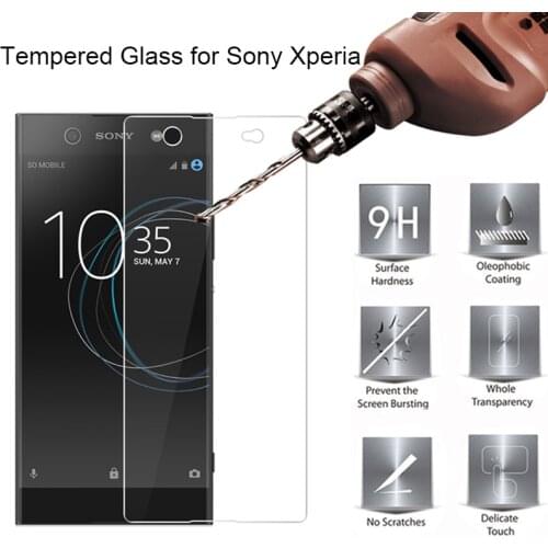 9H HD Tempered Glass for Sony Xperia X Performance Toughed Glass for Sony XA Ultra XA3 Screen Glass on Xperia XA1 Plus XA2 Ultra