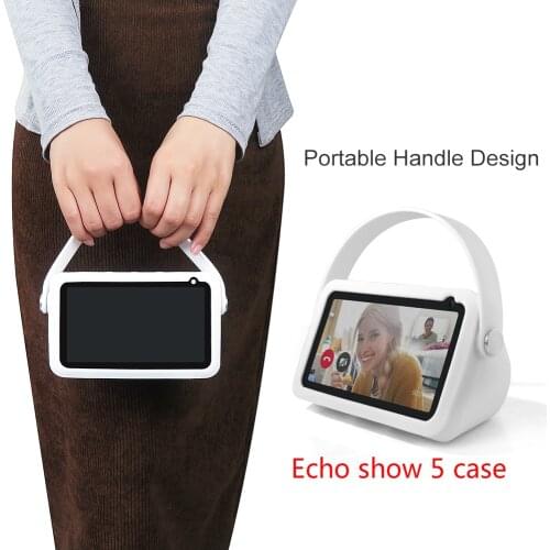 Protective case For Echo show 5 Amazon Alexa Echo Show 5 cover case silicone dustproof shockproof cover