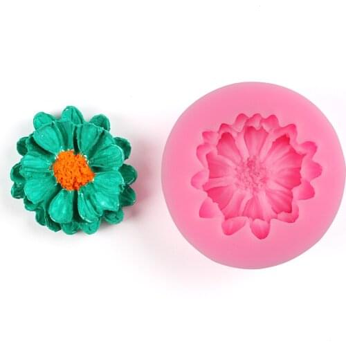 Chrysanthemum Sunflower Chocolate Party Cake Decorating Tools DIY Flower Candy Mold Fondant Silicone Sugarcraft Gumpaste Mold