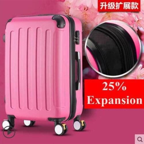 26 inch High capacity Rolling Luggage Spinner Students Password Suitcase Wheels 20 inch Carry on Trolley Travel Bag