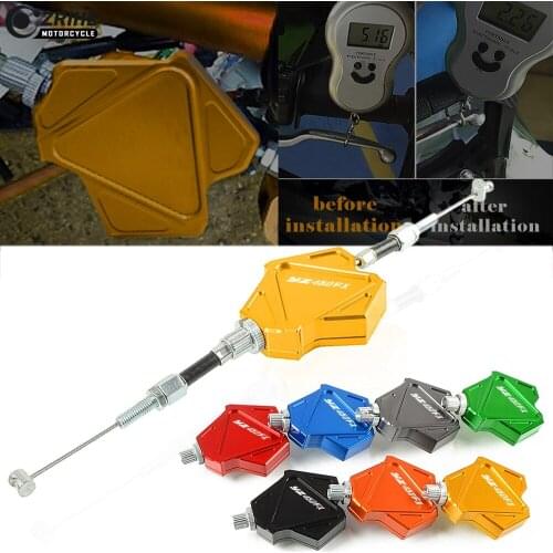 Dirtbike CNC Aluminum Stunt Clutch Pull Cable Lever Replacement Easy System For Yamaha YZ450FX YZ 450FX YZ 450 FX 2016-2018