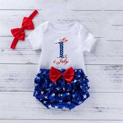 Bodysuits Short Sleeve Cotton Cute Lace Shorts Ruffles Summer Clothing 2pcs Newborn Infant Baby Girls Clothes Sets Tops