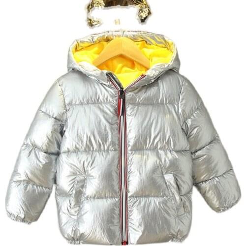 Winter Kids Coats Children Boys Jackets Fashion Thick Coats Girls Hooded Coat Snowsuit Teen Children Overcoat Parkas