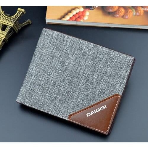 Men Bifold Business Leather Wallet Carteira Luxury Short Slim Masculina Male Purses Money Credit Card Thin Hombre Billetera