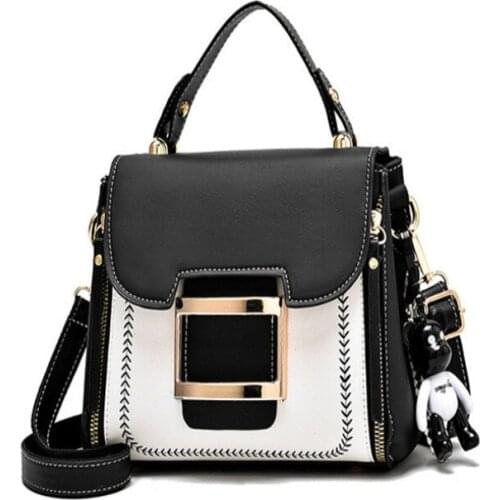 Hot Newest Women Bag 2020 Small Hand Square Bag Simple Color Women Handbags Crossbody Shoulder Slant Bag