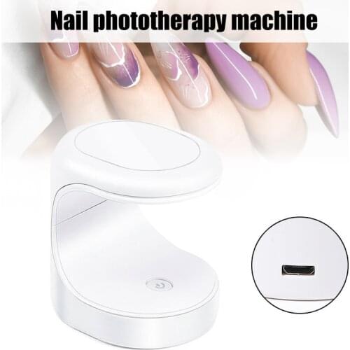 Nail Art Phototherapy Lamp Mini LED Sun Lamp Portable Quick Drying Large Space Design Suitable for Nails Toenail DL