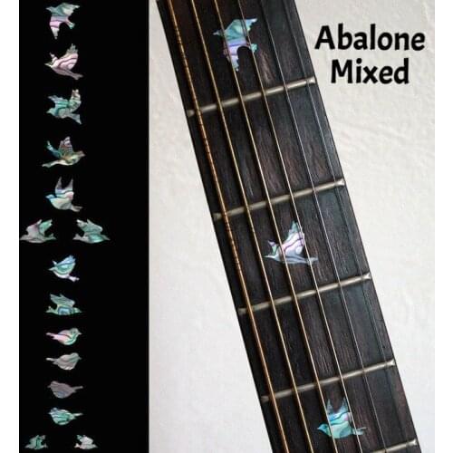 Fretboard Markers Inlay Sticker Decals for Guitar & Bass - Dove Fret Markers
