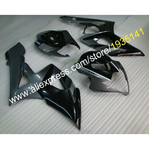 Fairings For Suzuki K5 GSXR1000 05 06 GSX-R1000 2005 2006 GSXR Black Grey Sports Bike Body Kits (Injection molding)
