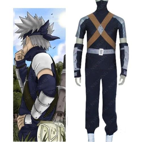 Hatake Kakashi Cosplay Clothing Japanese Anime Naruto Cosplay Costume Teenager Version