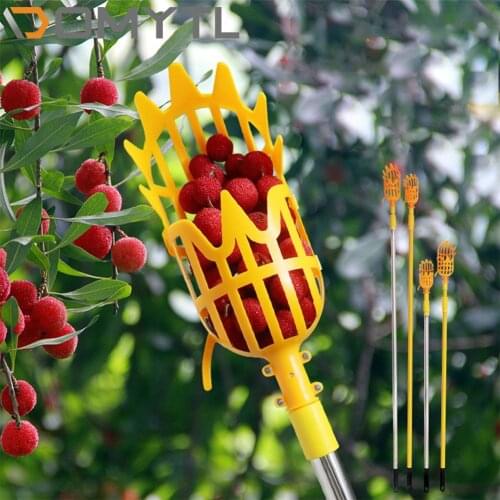 Plastic Fruit Picking Machine Persimmon High Altitude Bayberry Plum Catcher Household Garden Tools Without Rod