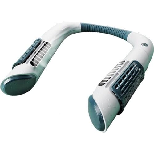 Portable Hanging Neck Fan Wearable USB Fan 2-6 hs Run Time USB Rechargeable 3 Hours Quickly Charged for Outdoor