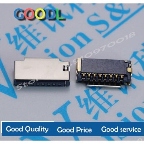 10PCS/LOT Mini TF Card Socket Short Body Card Socket MICRO SD Card Socket with Detection Foot Memory Card Slot Plug-in 3.75H