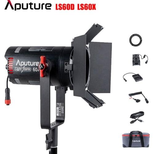 Aputure LS 60D 5500K and LS60X Bi-color 2700K-6500K LED Video Photography Lighting For Camera Video Photo Lamp Live Studio Light