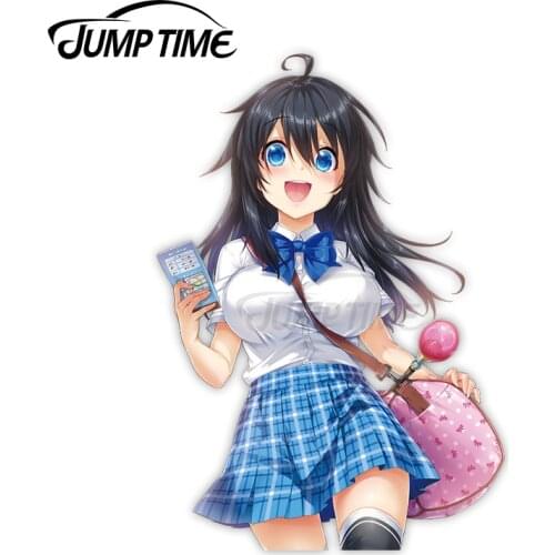 Jump Time 13 x 8cm For Netogeno Yomewa Onnanokoja Naito Omotta Tamaki Ako Car Stickers Decal Waterproof Vinyl Sticker Decoration