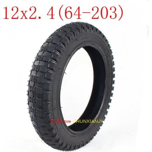 High Quality 12x2.4(64-203) Tire Electric Scooter Tyre for Kids Bike 12 Inch 12*2.4(64-203) Children Bicycle Tyre