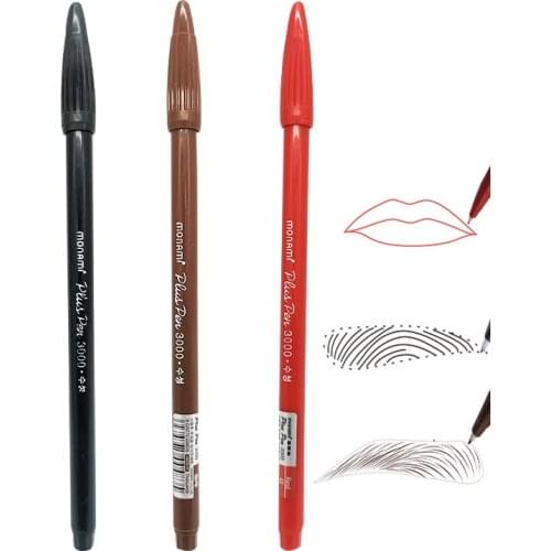 3 Colors Tattoo Pencil Marker Surgical Skin Marker Pen Scribe Tool for Eyebrow Tattoo Piercing Permanent Makeup tattoo supplies