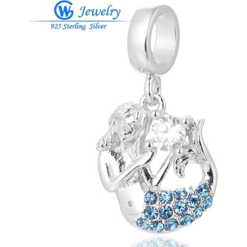 Gw Fashion Jewellery 925 Silver Sterling Pendant Charm Fashion Jewelry Collection Little Beauty Fish Gift For Girls S405H20