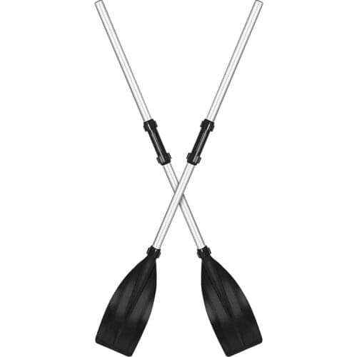 Pair Of Kayak Paddles Detachable Aluminum Alloy Kayaking Boating The Paddle- 2 Pieces