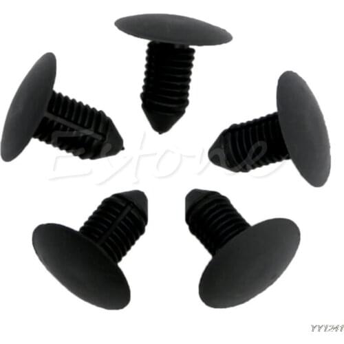 20 x Car Bumper for Fender Plastic Rivets 10mm Hole Black Fasteners for Ford New hot sell