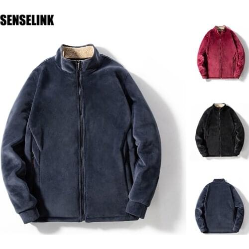 2021 New Men Winter Fashion Casual Cotton Zipper Jacket Men Outerwear Coats Fleece Warm Autumn Plus Size Sweater Jacket Men 8XL