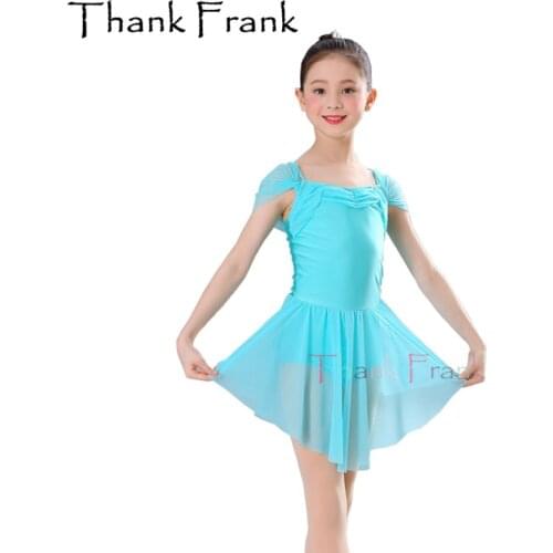 Girls Ballet Dance Dress Uniforms Kids Adult Figure Skating Dress Child Gymnastic Swimsuit For Dancing Ballet Girl Clothes C553