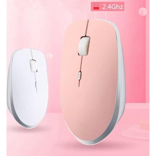 Silent Wireless Computer Mouse Optical Ergonomic USB Mause 1600 DPI PC Office Noiseless Quiet 3D Mice For Laptop Notebook Girl