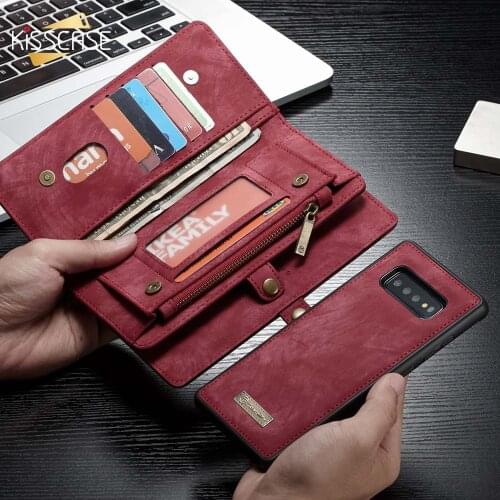 KISSCASE X XS XR 7 6 8 6S XS MAX 11PRO Retro Leather Wallet Card Slot Bag For iPhone 11 Pro Max HandBag Pouch For iPhone 11 Case