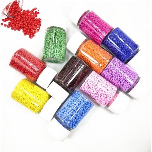 Hot Sales 3000pcs 2mm Czech Glass Seed Spacer Beads Charm Loose Beads for DIY Jewelry Making embroidery crafts Wholesale