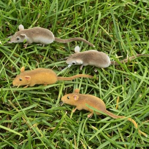 Prop Toy Clay Mouse Model Fridge Magnet Animal Figure Home Garden Art Craft Yard Ornament Decoration